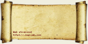 Andjelina Bilić vizit kartica